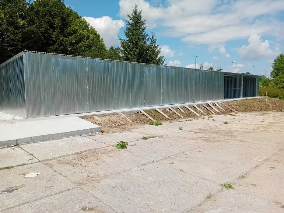 Garaż blaszany 5x7 Montaż Producent pod wymiar garaż blaszak 6x8 7x11