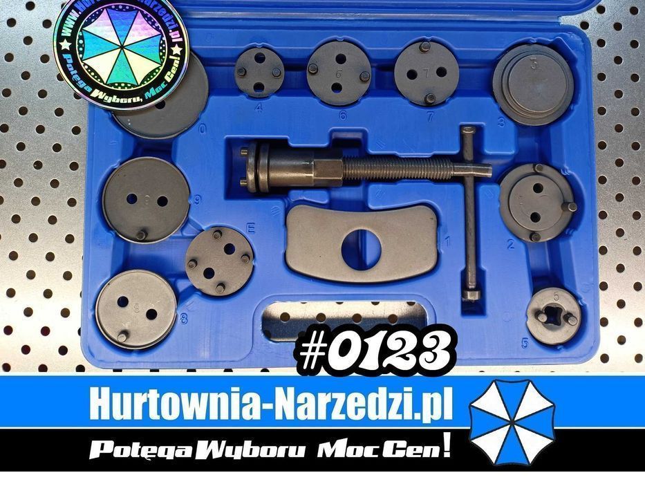 Zestaw do wyciskania tłoczków hamulcowych 12el zestaw do hamulców