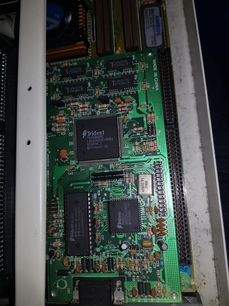 Retro komputer AMD 486 slim jednostka centralna