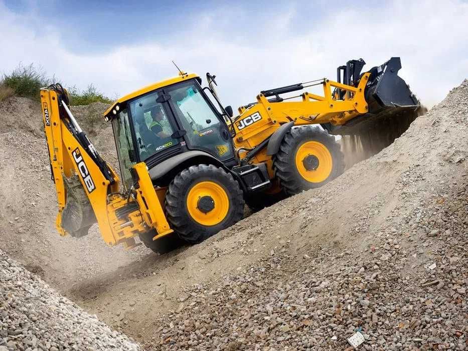 Трактор Екскаватор навантажувач JCB 3CX Оренда Послуги Самоскиди