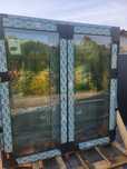 Drzwi PCV trzyszybowe 200x210/220 Antracyt trzyszybowe