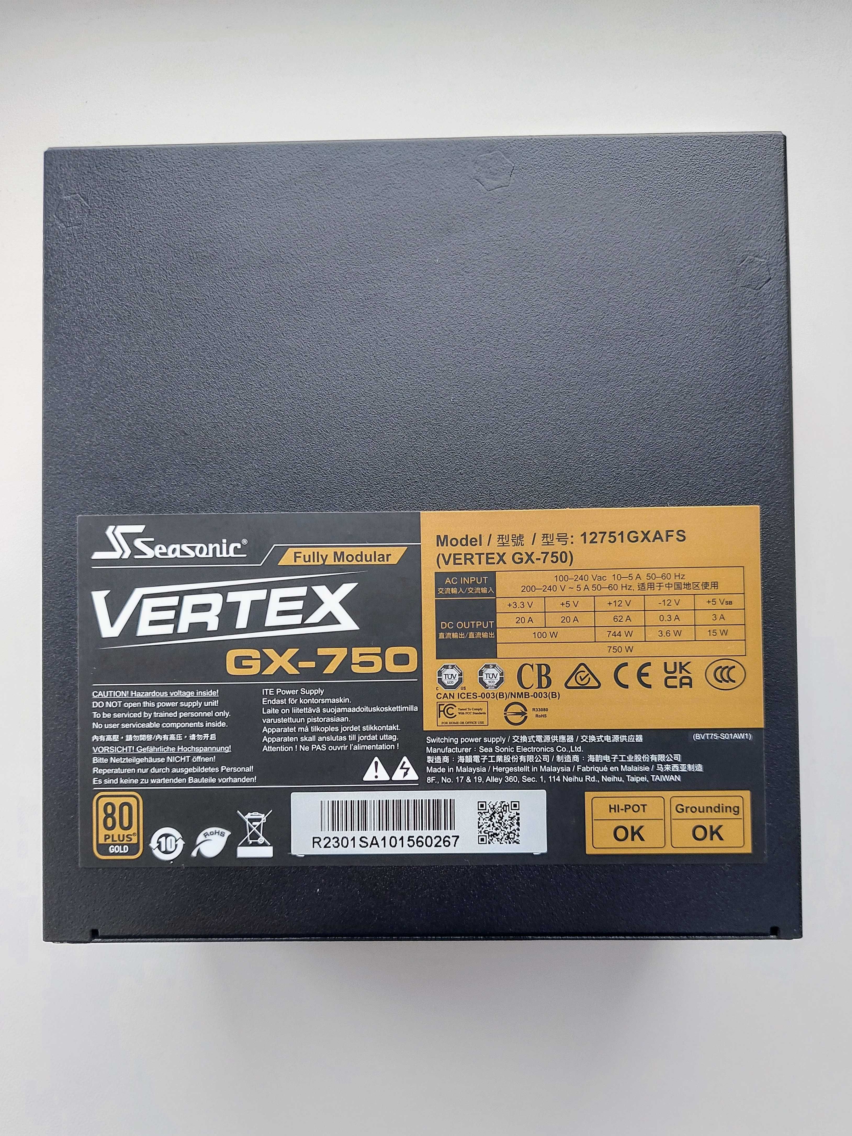 Блок живлення SeaSonic Vertex GX-750