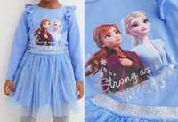 Elsa, Elza, Frozen, komplet spódnica i bluzka rozmiar 122/128