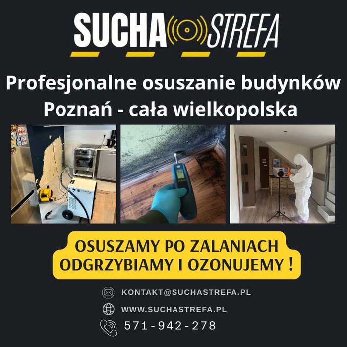 Odgrzybianie - Usuwanie pleśni ! Proklienckie podejscie.