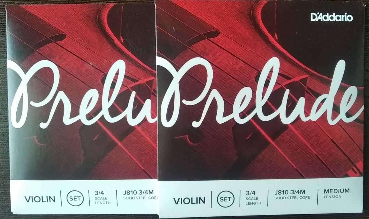Струны для скрипки D'Addario Prelude 3/4 Medium