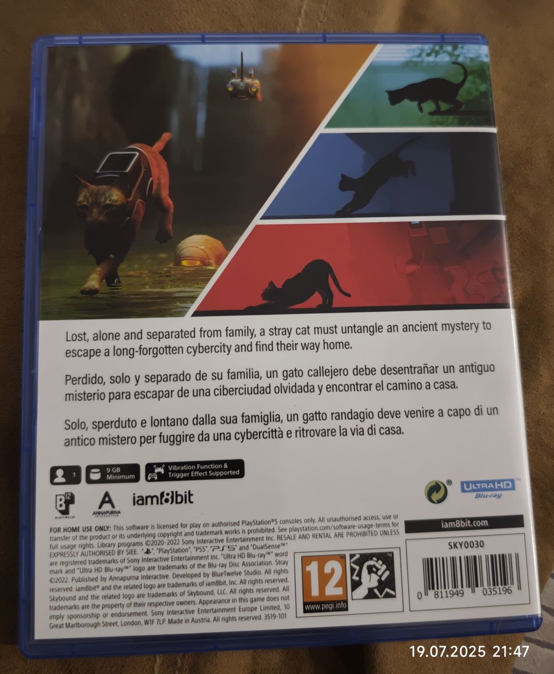 STRAY PS5 jak nowa
