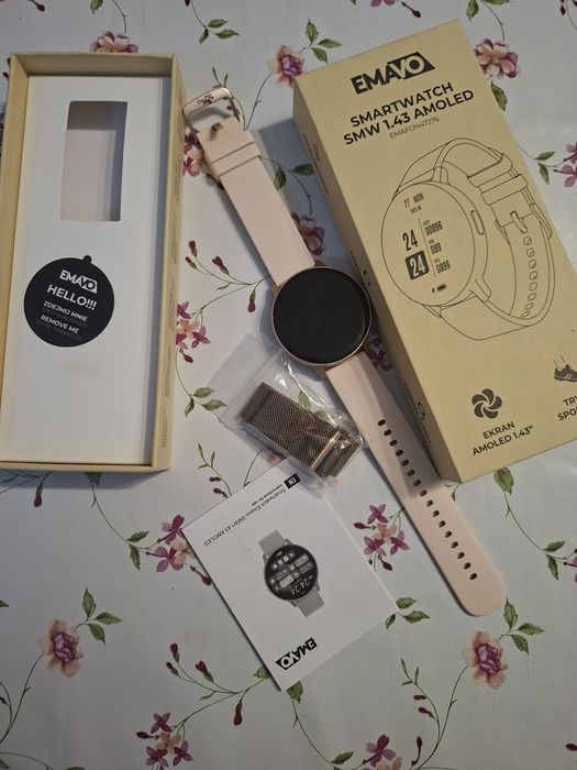 Smartwach damski Emavo sprawny jak nowy