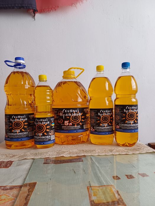 Олія соняшникова, сиродавлена, запашна