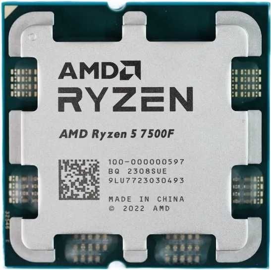 Процессор AMD Ryzen 5 7500F 6/12 ядер 3.7-5.0GHz 38MB Zen4 sAM5 Tray