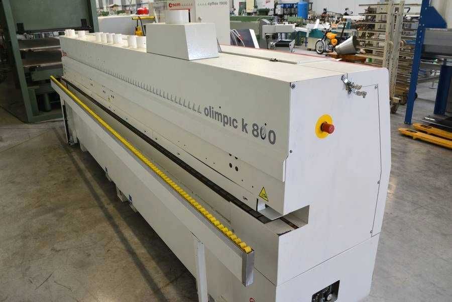 Okleiniarka SCM K800 - frezowanie wstępne