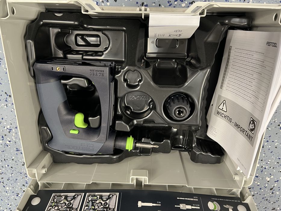 Festool cxs18 Akumulatorowa wiertarko-wkrętarka