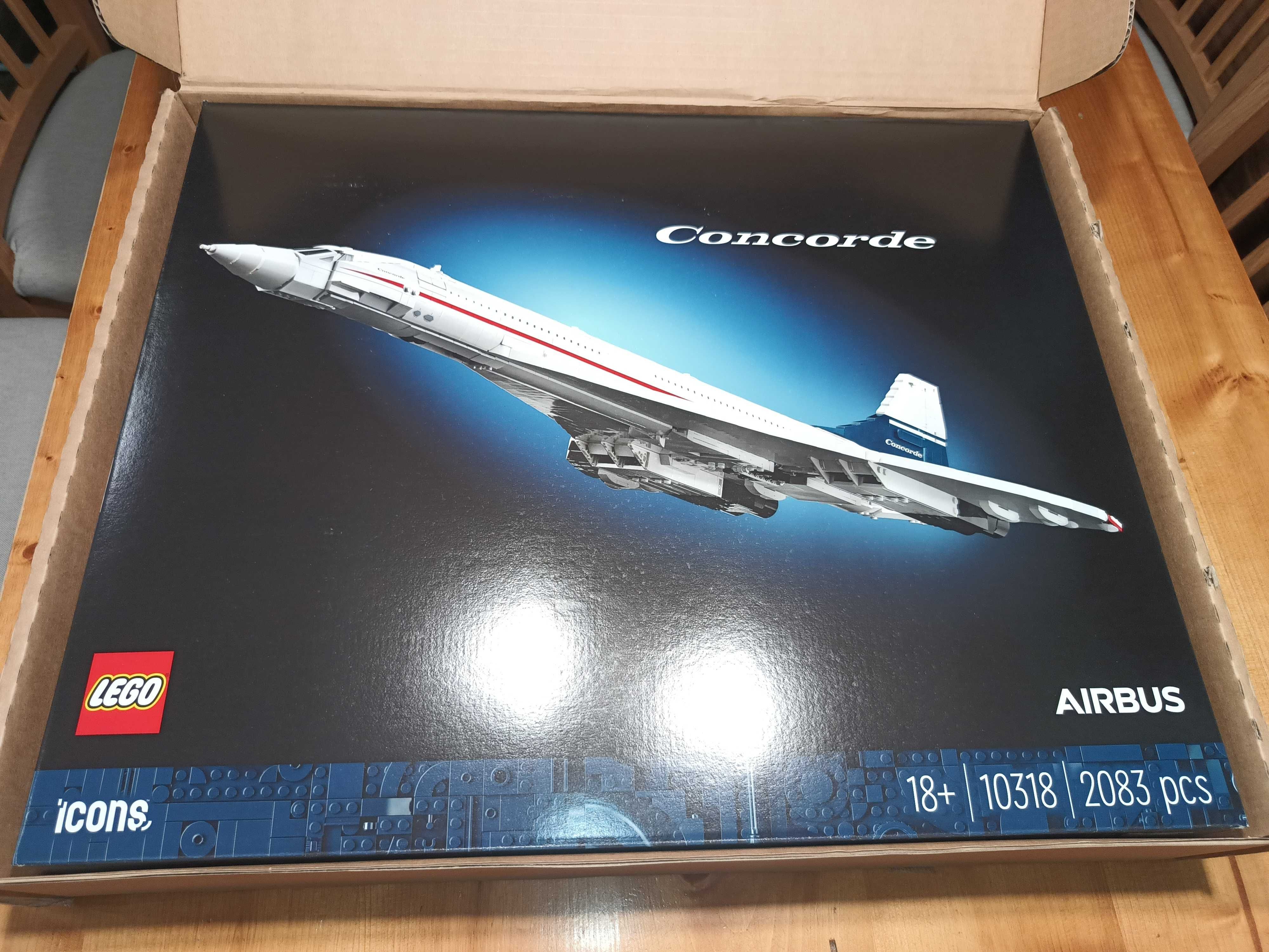 Klocki LEGO Icons 10318 Concorde - fabrycznie nowe, nieotwarte