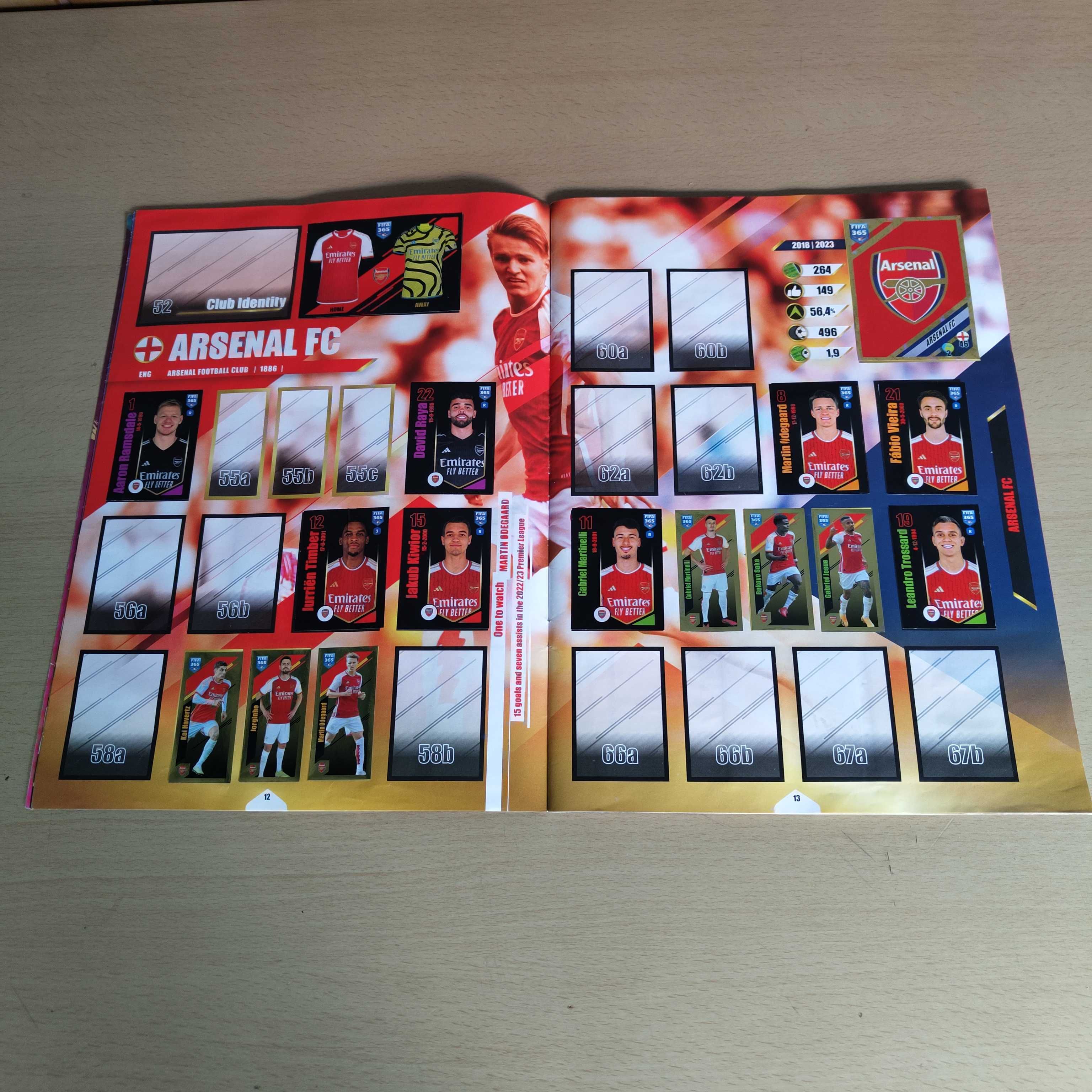 Caderneta Cromos Futebol FIFA 365 Ano 2024 - Mais de 200 Cromos!