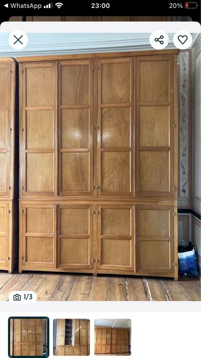 Moveis dos anos 60 de grandes dimensoes