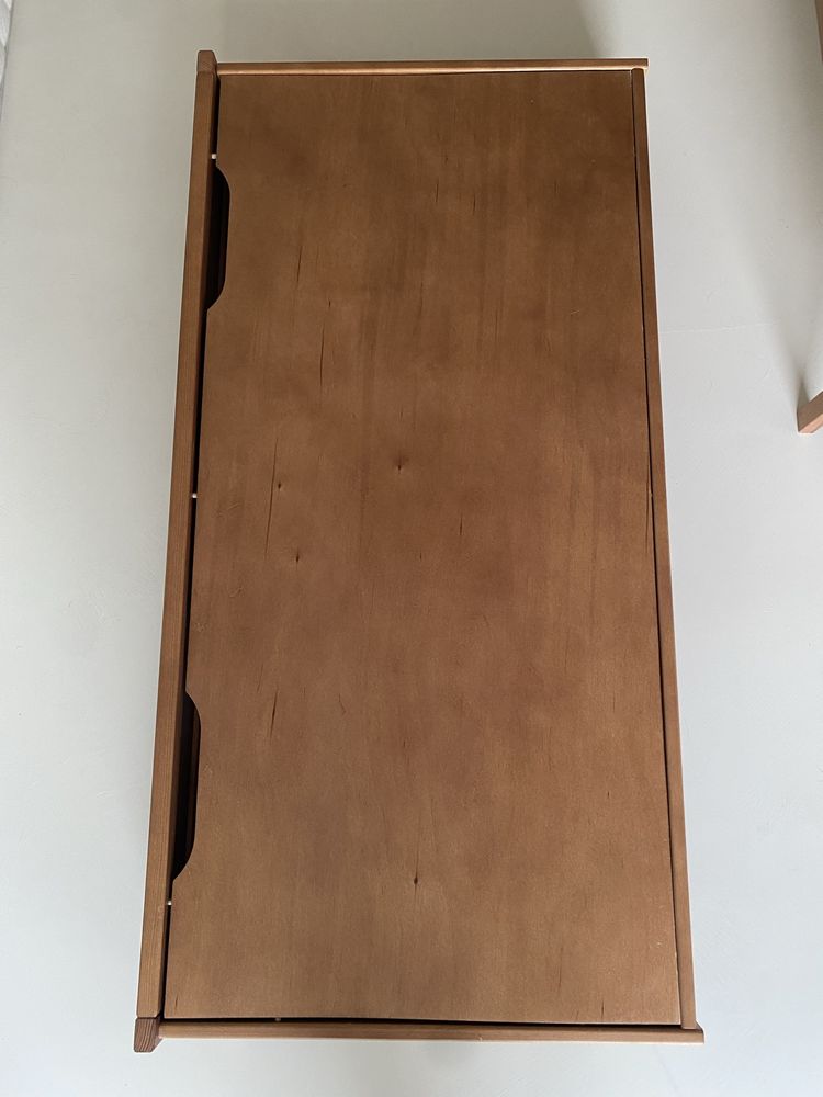 Łóżeczko woodies 120x60 + szuflada + materac lateksowy
