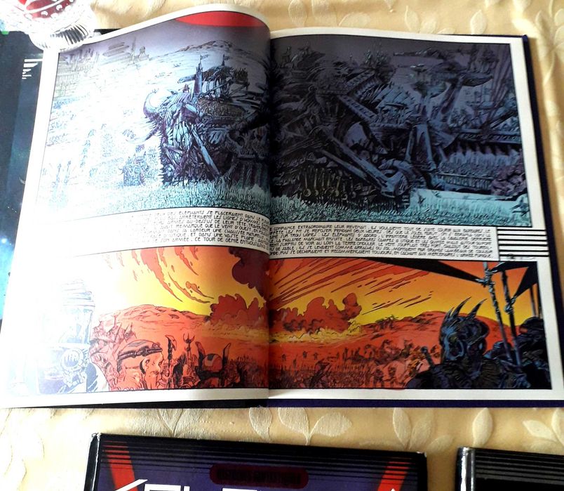 Livros BD - Philippe Druillet - Lone Sloane - Salammbô 1, 2 e 3
