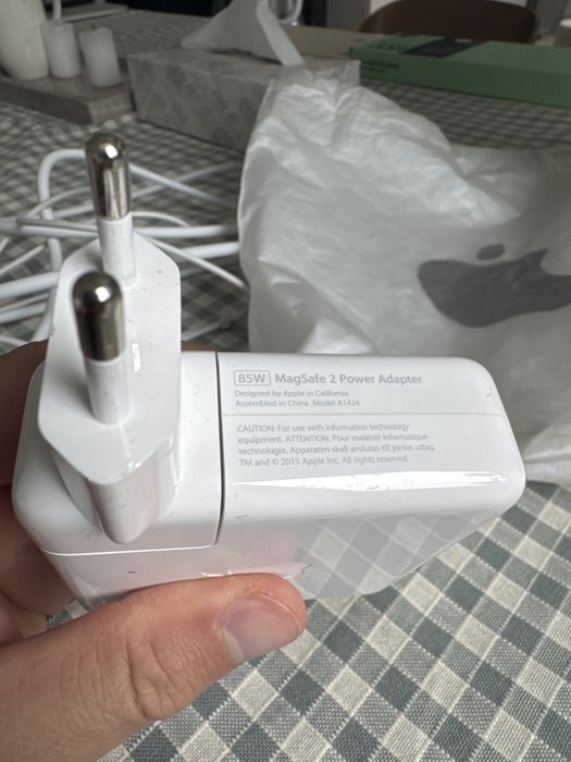 Ładowarka APPLE MagSafe 2 power adapter 85 w model A1424