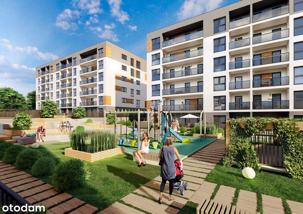3-pokojowe mieszkanie 60m2 + ogródek