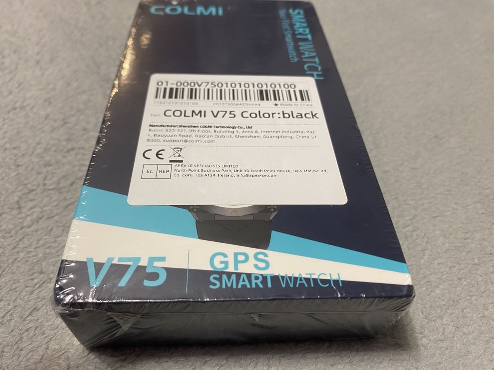 Smartwatch 412*412 Colmi v75 gps ios android bateria 650 mAh