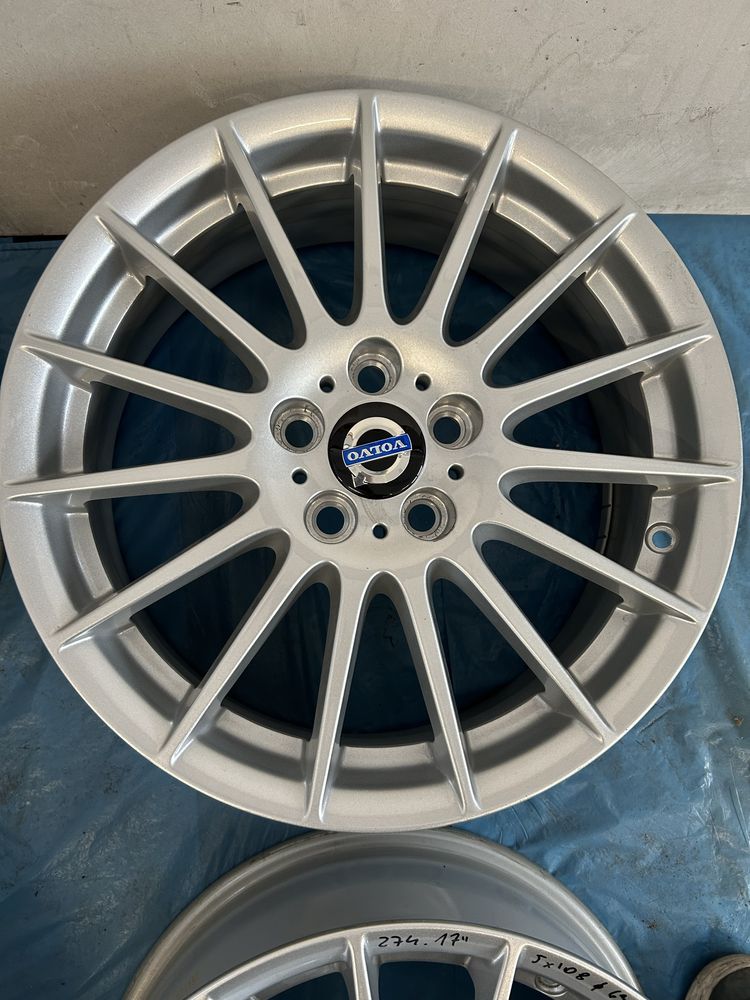 274 Felgi Aluminiowe VOLVO R 17 5x108 otwór 63,3 Nowe