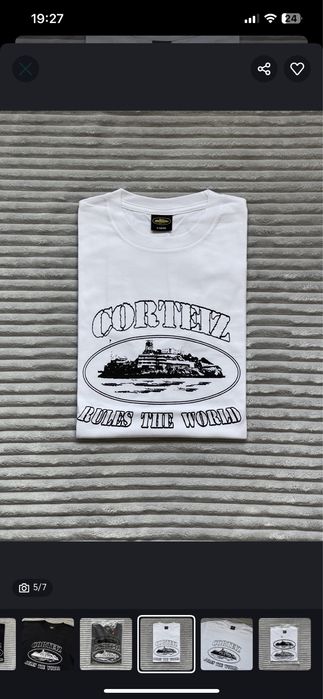 Tshirt Corteiz Branca