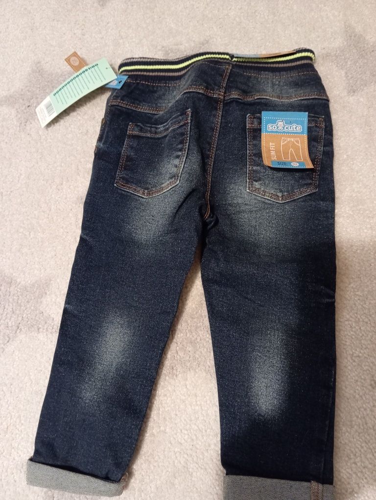 Nowe jeansy r. 98