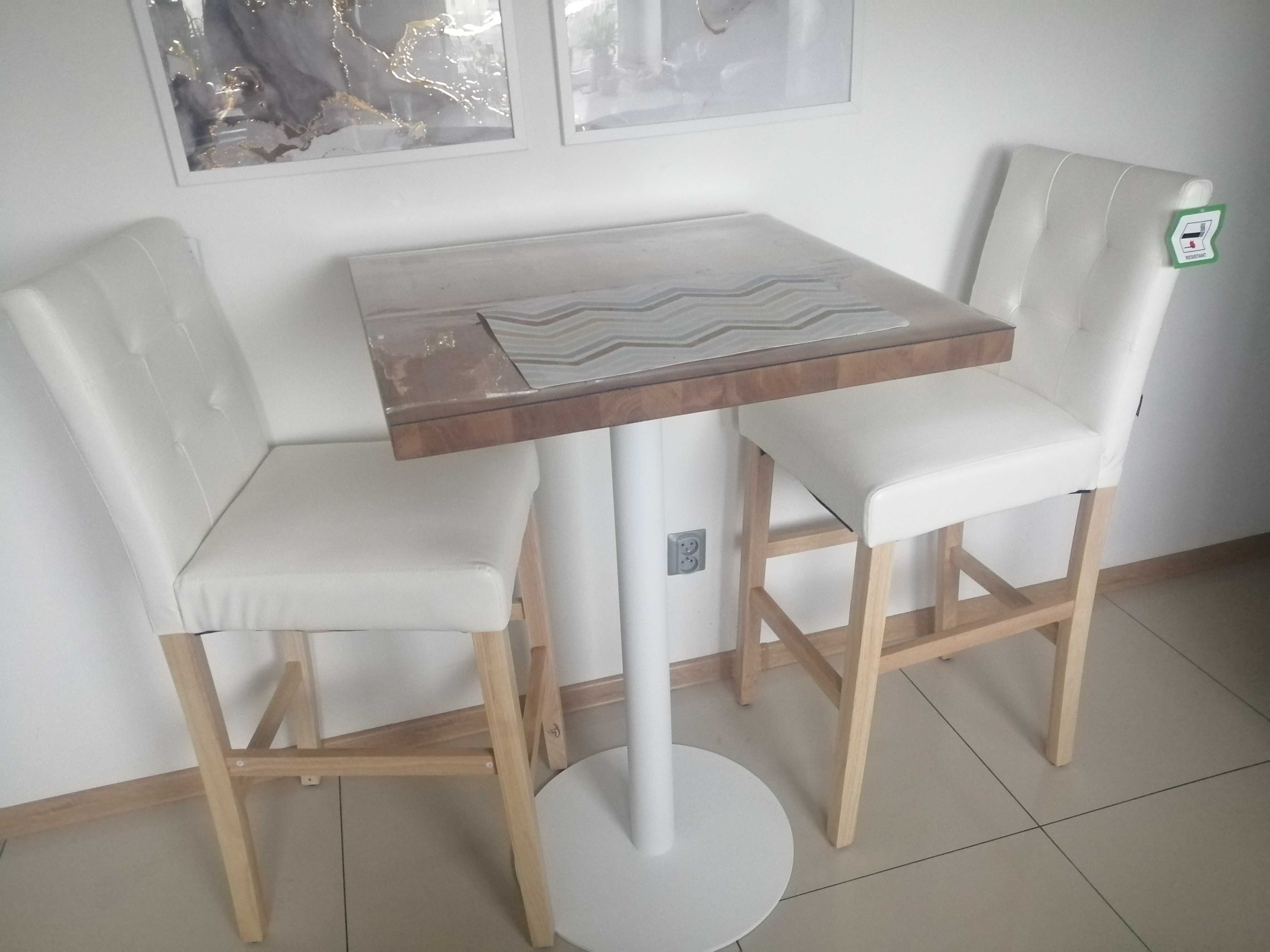 Sprzedam nowe, złożone krzesła barowe - odbiór Olechów
