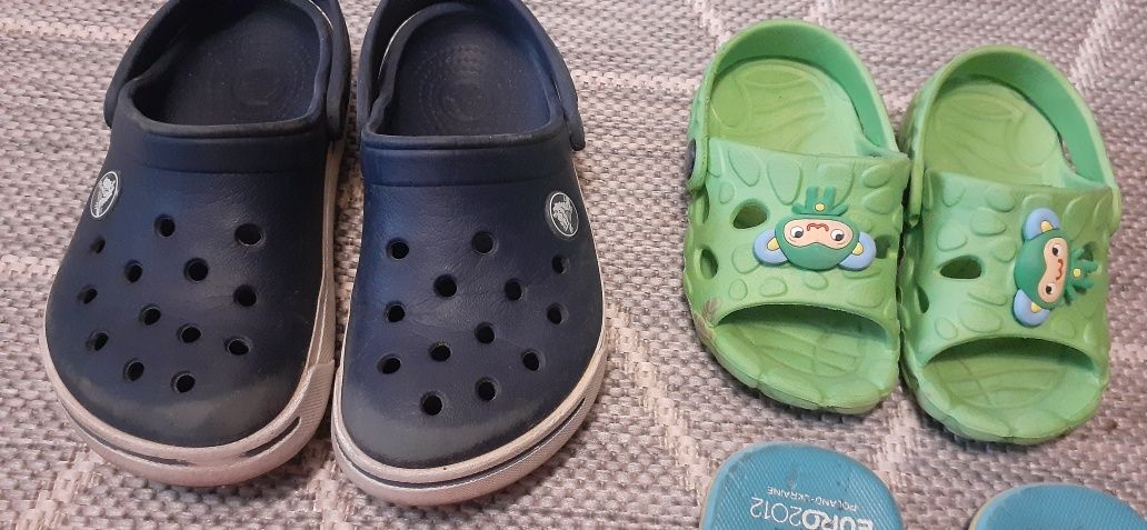 Крокси сині Crocs оригінал, шльопанці, сандалі резинові/Кроксы, ветнам