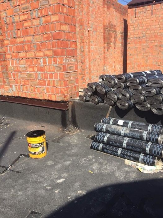 Ремонт крыши.Кровля рубероидом