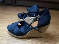 Еспадрильї feminine high wedge sandal tommy hilfiger