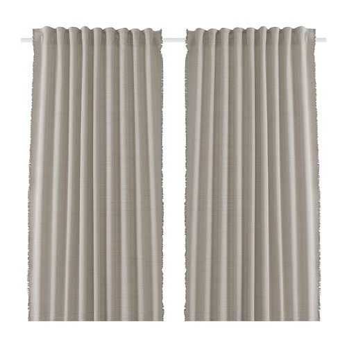 Ikea VÄXELBRUK zasłony zacieniające SZARY 140x300 cm 805.689.46 NOWE