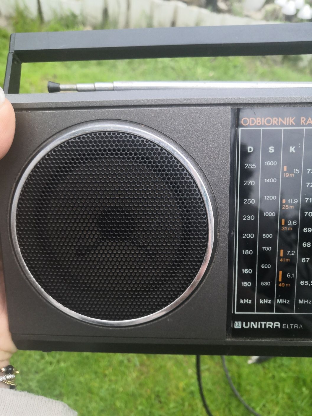 Radio ania r-612 radioodbiornik prl sieciowe na baterie