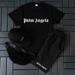 ТОП | Футболка + шорти Palm Angels | Комплект на літо | Костюм