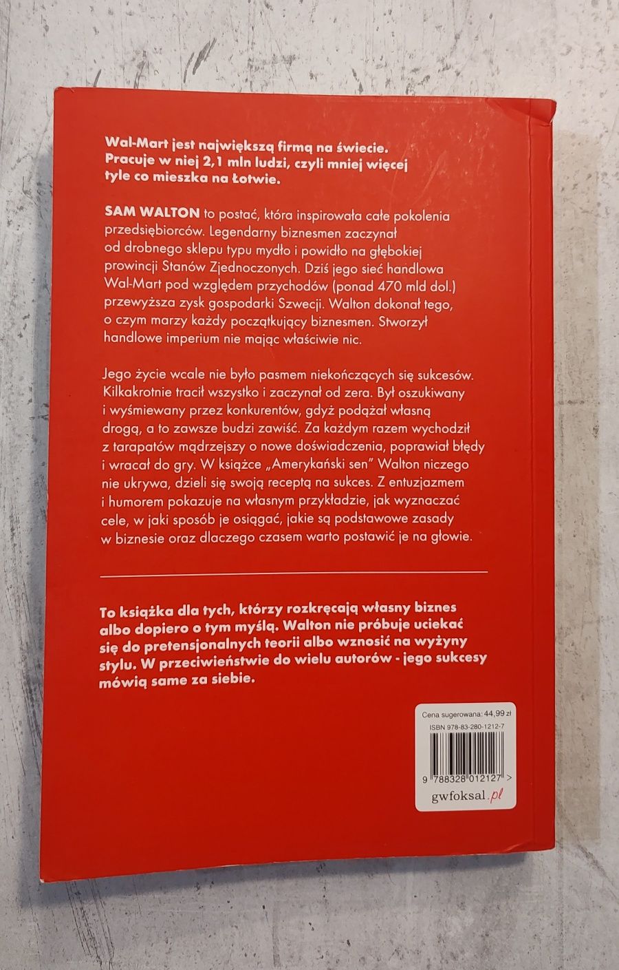 Sam Walton Amerykański sen książka