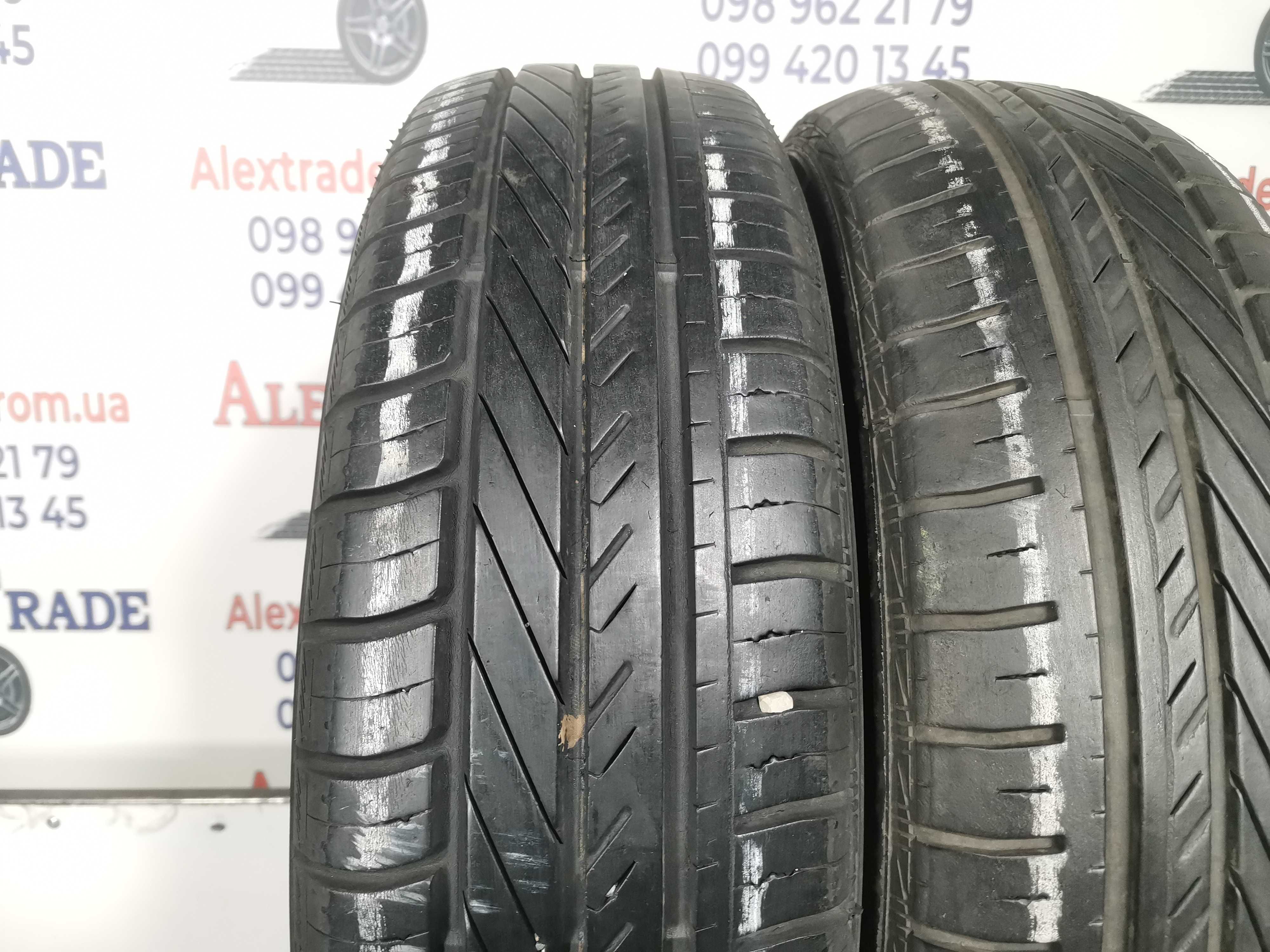 2 шт. 165/70 R14 Goodyear DuraGrip літні шини бу