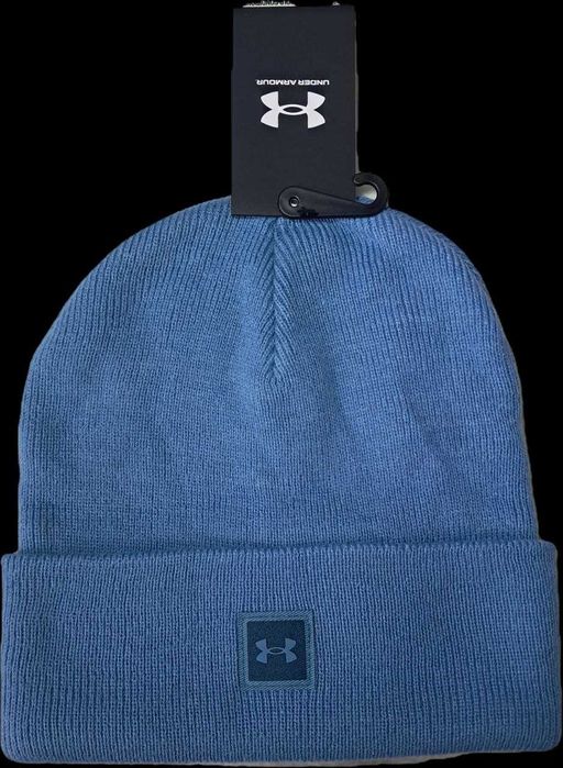 Блакитна шапка UA Halftime Cuff Under Armour Обхват 54.9 см-60.6 см