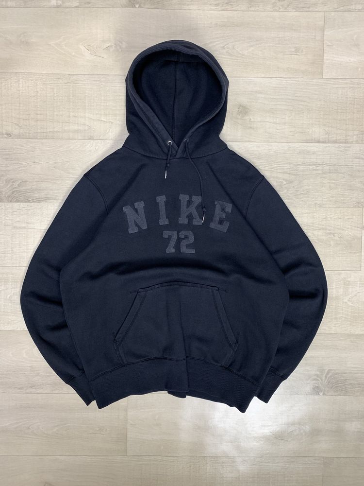 Чоловіча вінтажна кофта худі nike big logo