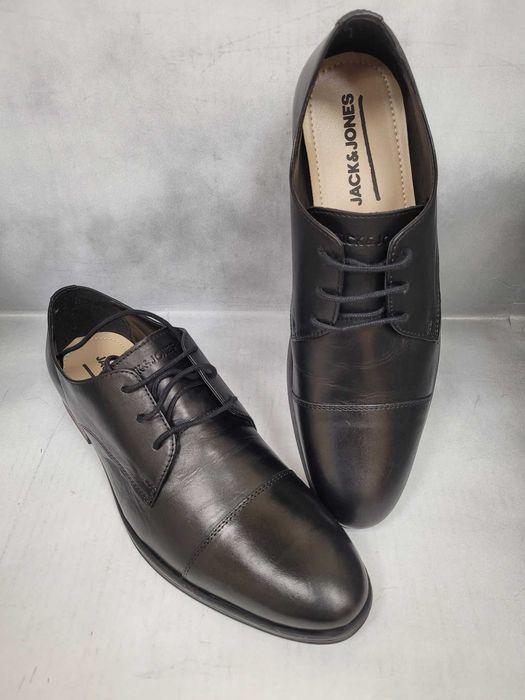 Jack & Jones półbuty skórzane model 1221/7091 rozmiar 45 ( jak 44 )