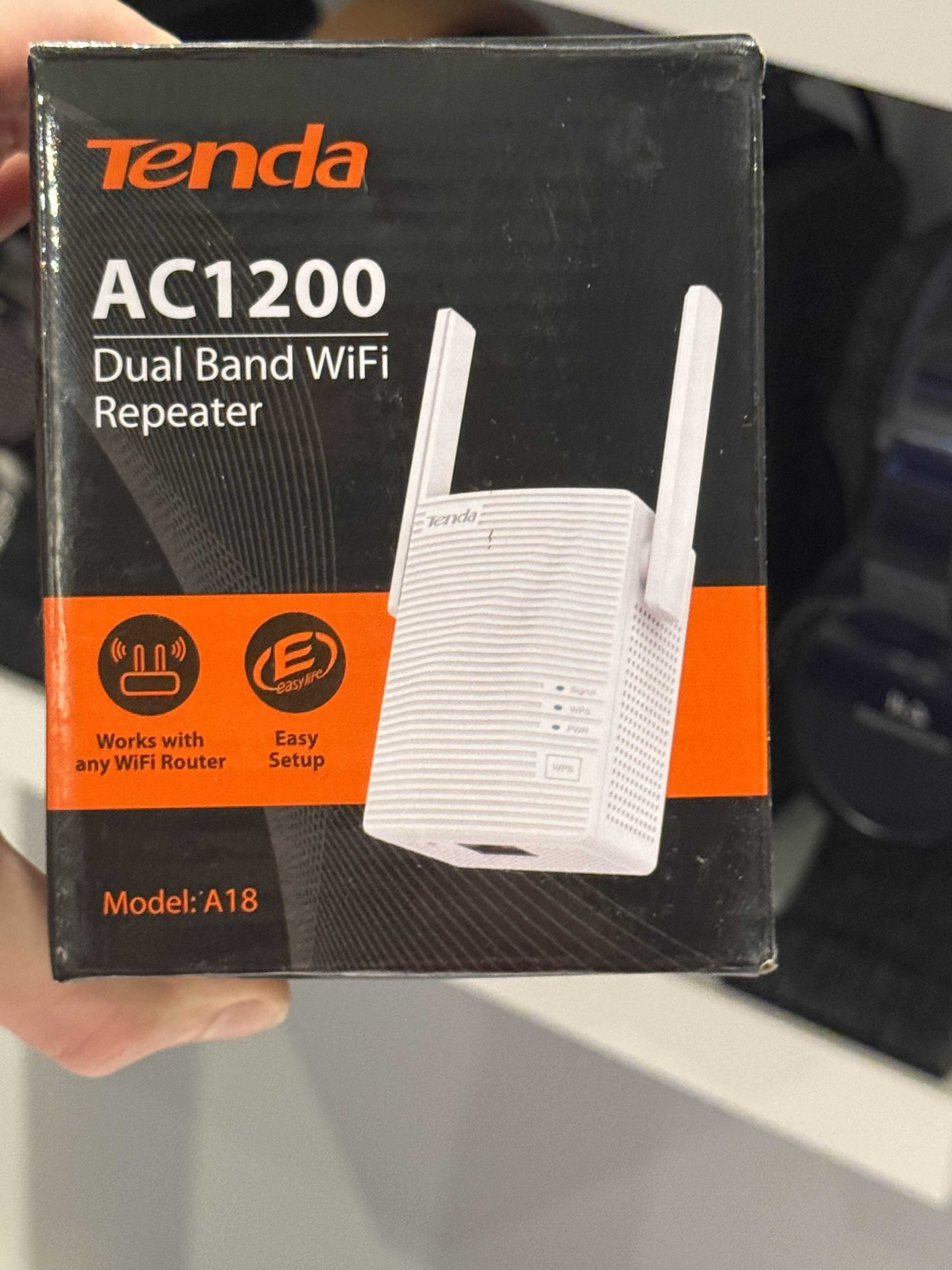 Tenda AC1200 Dual Band WiFi repeater wzmacniacz sygnału