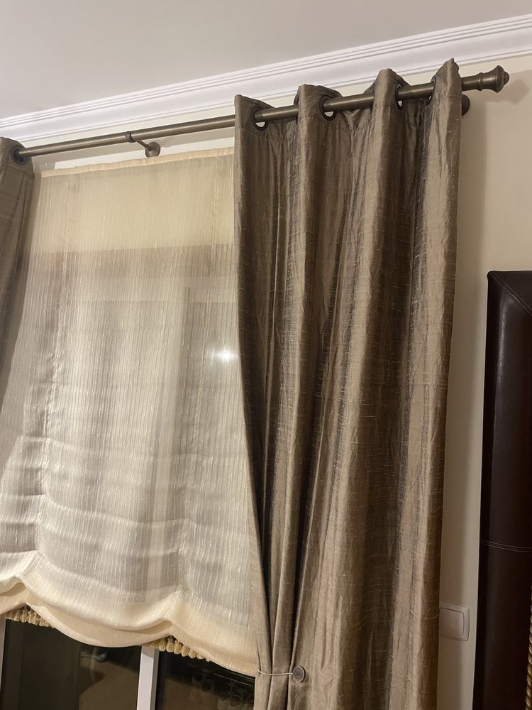 Cortinado de quarto com varão incluido