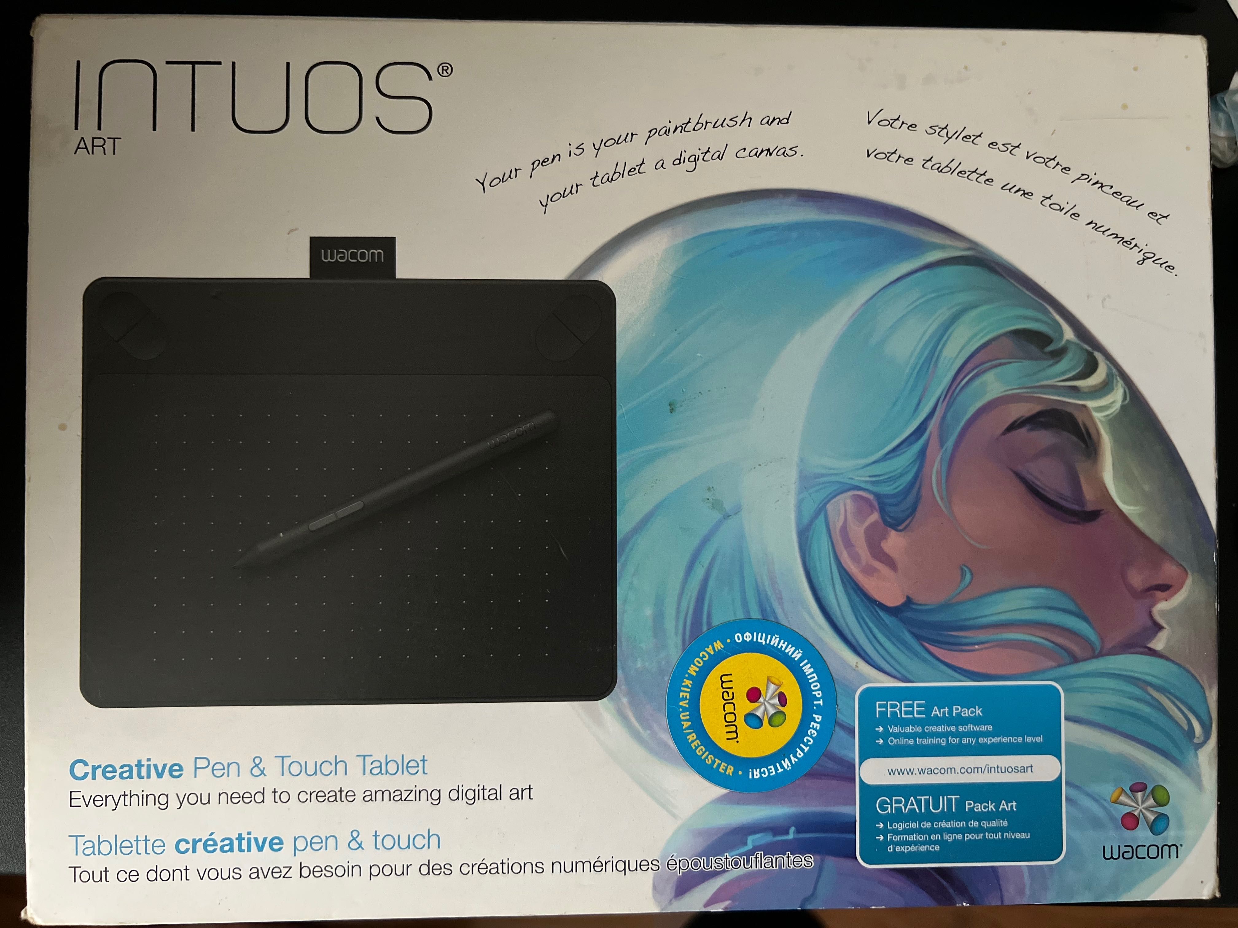 Графічний планшет Wacom Intuos S Black