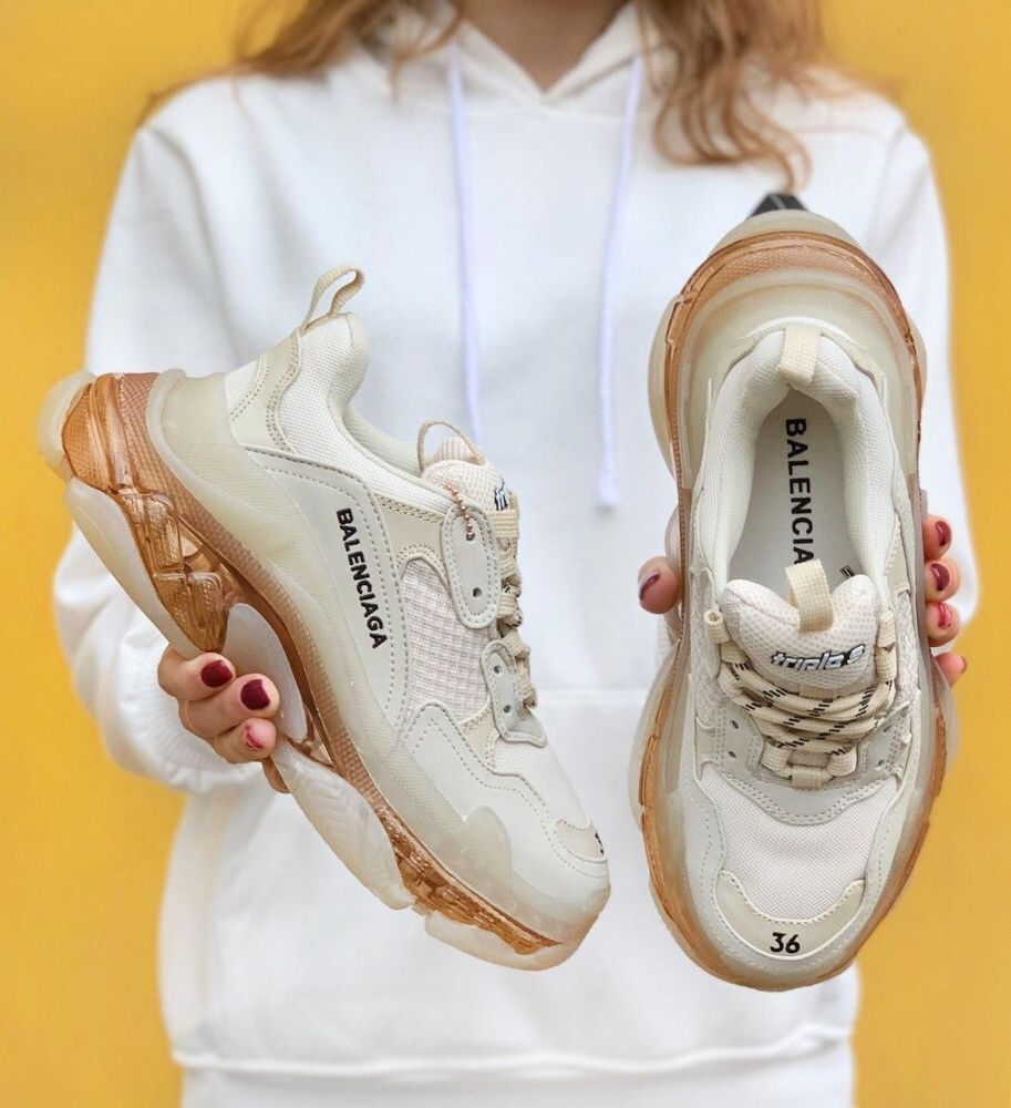 Buty Balenciaga Triple S Gold Sole 36-40 damskie trampki