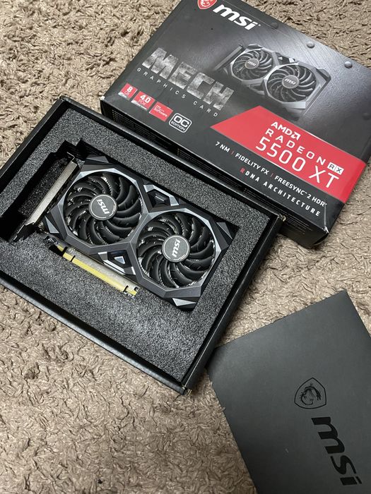 Відеокарта MSI RX5500 XT 8G