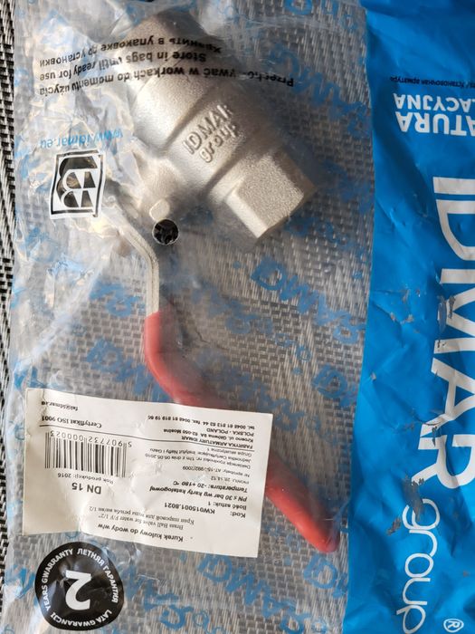 Zawór do wody 1/2 cala nowy