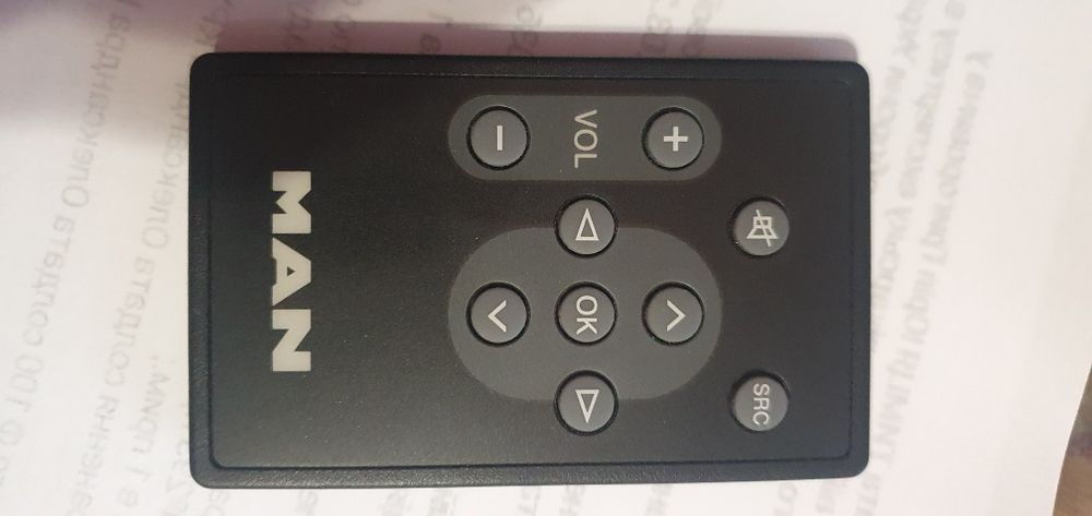 Man tgx пульт мультимедії