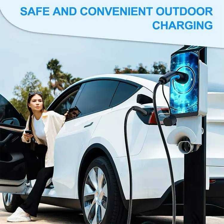 Кабель для зарядки Тесла (Tesla USA) на станції (з розеткою Type 2)