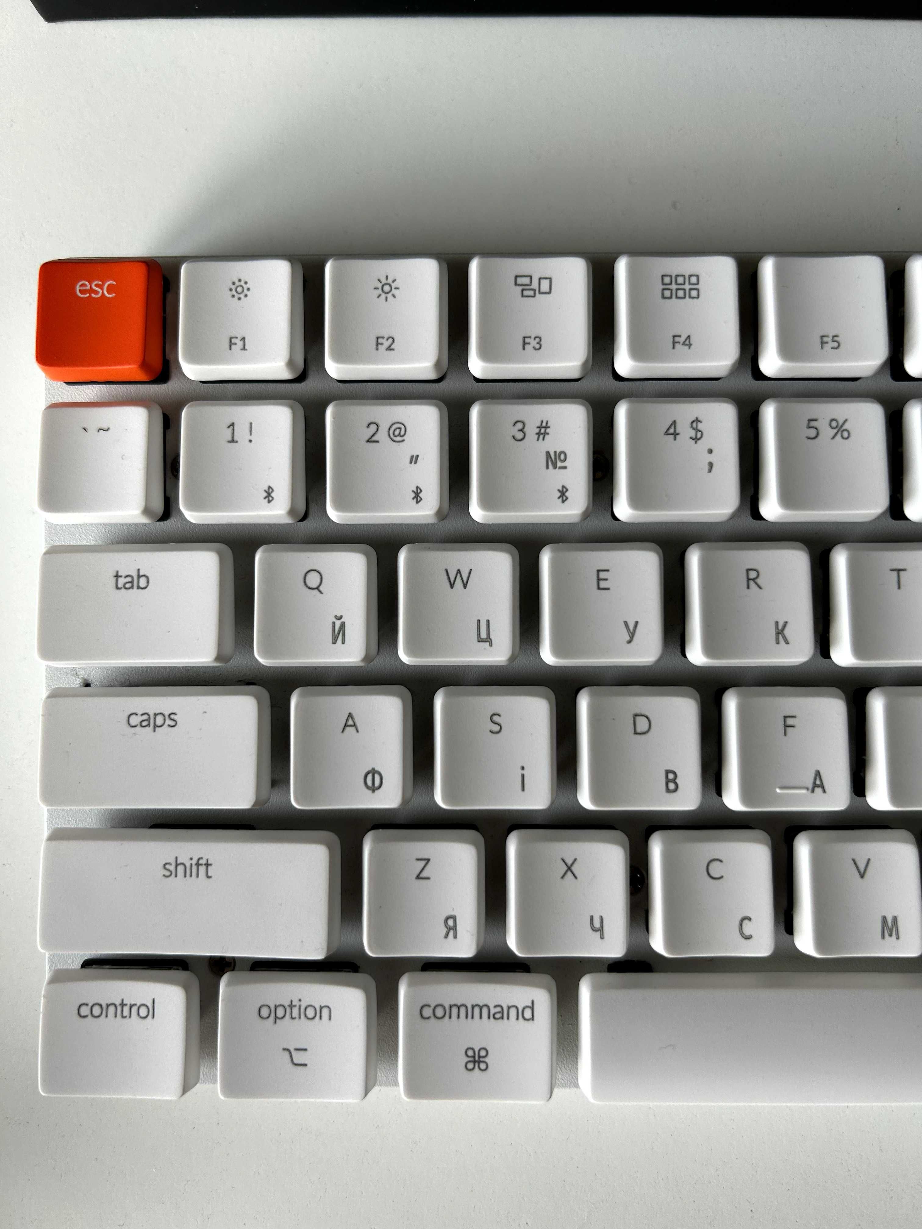 Безпровідна Клавіатура Keychron K3 White з гравіюванням