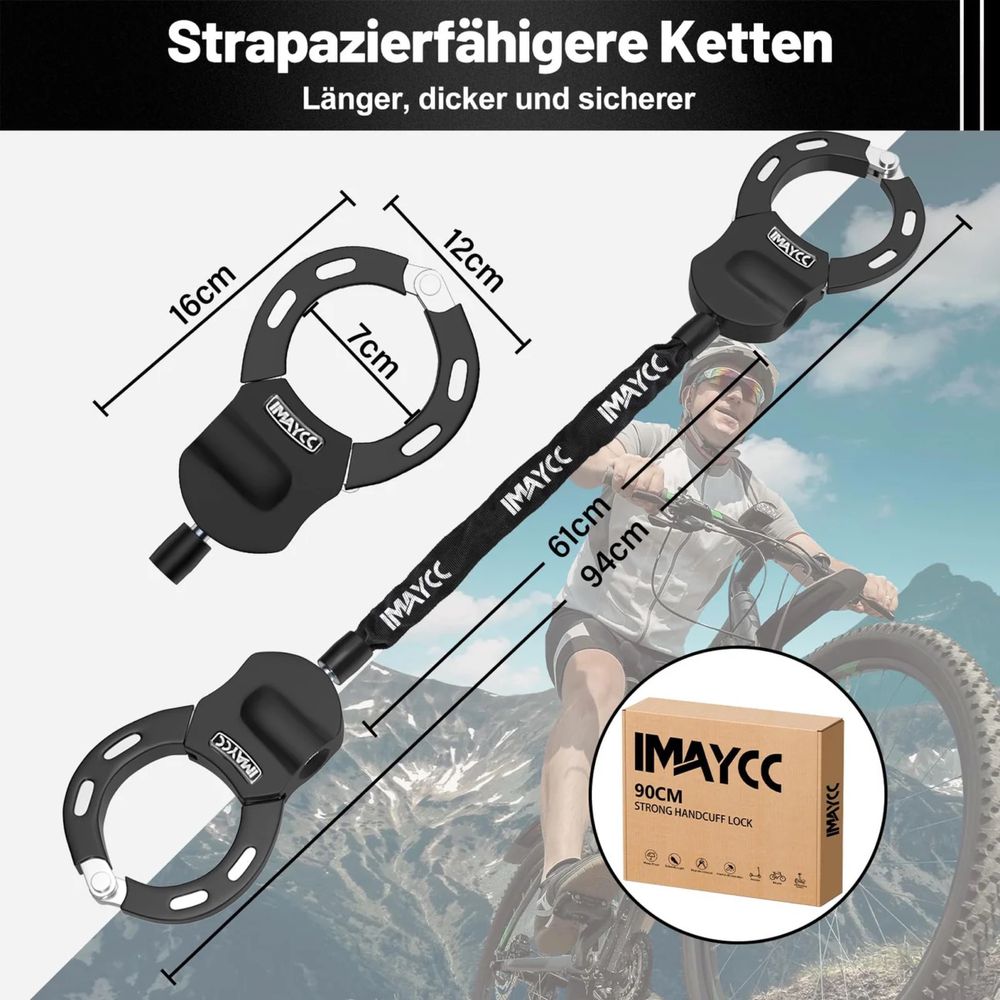 Nowa IMAYCC kłódka, hulajnoga elektryczna, skuter, rower elektryczny!
