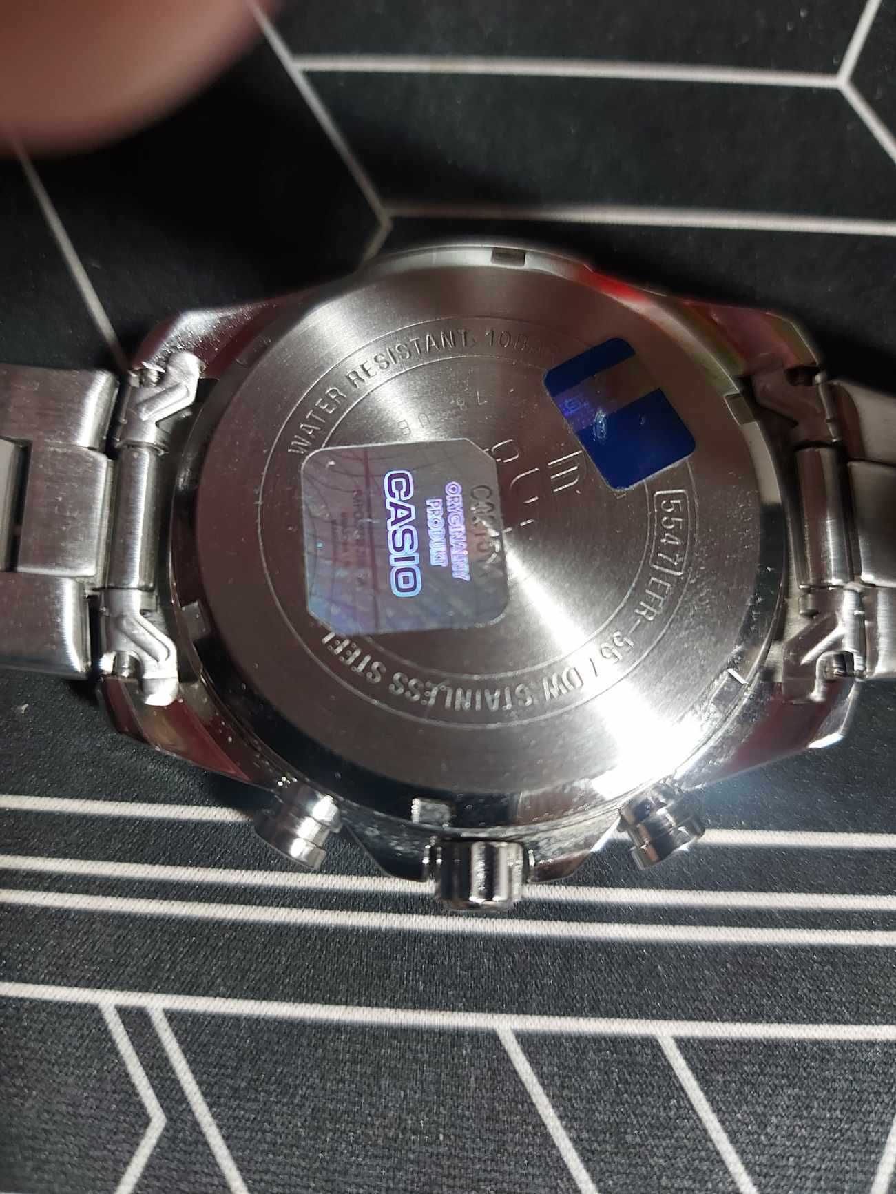 Zegarek Casio Edifice EFR-557CDB-1AVUEF oryginalny praktycznie nowy