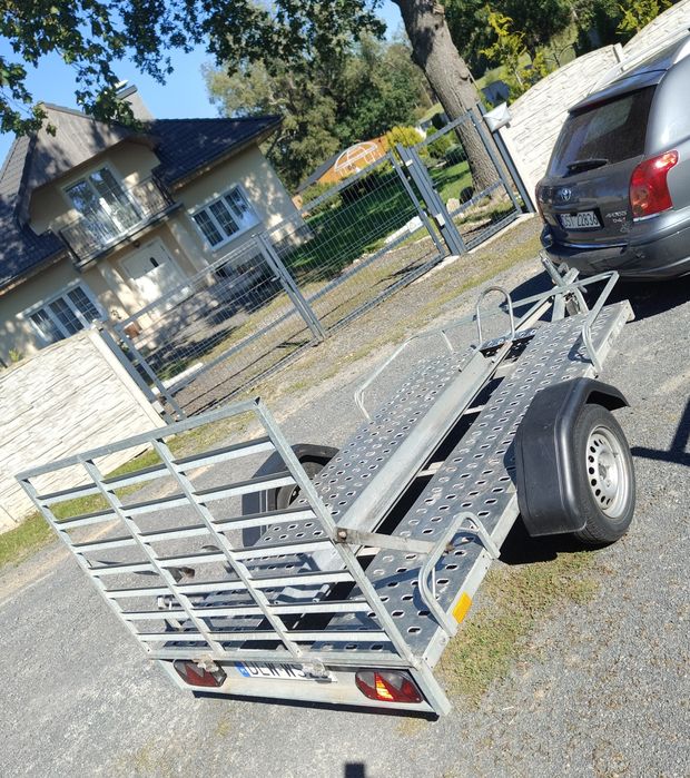Przyczepka lekka do przewozu quada, motocykla wynajem